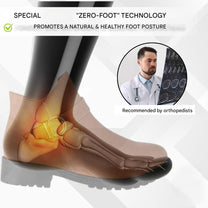 Ergonomic Brown Ankle Boots With Side Zip And Buckle