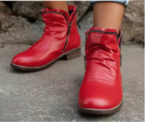 Ergonomic Women&#39;s Ankle Boots With Breathable Design