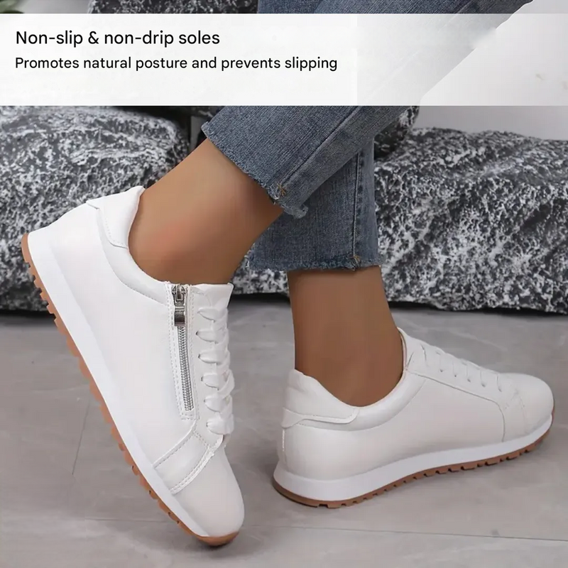 Ergonomic Women&#39;s Sneakers With Slip-Resistant Sole And Breathable Design