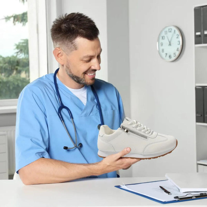 Ergonomic Women&#39;s Sneakers With Slip-Resistant Sole And Breathable Design