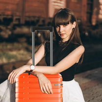 Expandable 20-Inch Cabin Suitcase With 360° Spinner Wheels And TSA Lock
