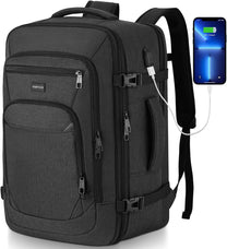 Expandable Carry-On Travel Backpack With Laptop Compartment