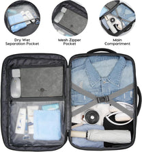 Expandable Carry-On Travel Backpack With Laptop Compartment