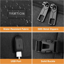 Expandable Carry-On Travel Backpack With Laptop Compartment