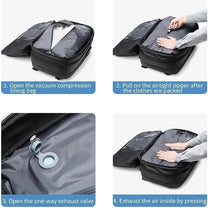 Expandable Compression Backpack With Anti-Theft Lock And Wet/Dry Separation