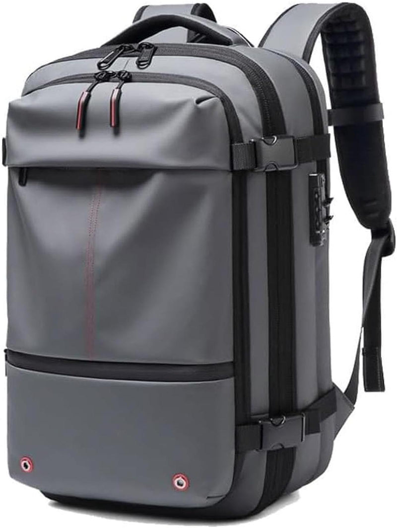 Expandable Compression Backpack With Anti-Theft Lock And Wet/Dry Separation