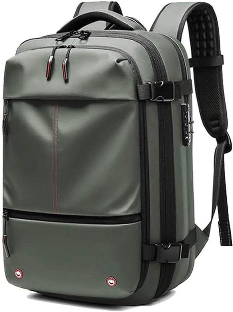 Expandable Compression Backpack With Anti-Theft Lock And Wet/Dry Separation