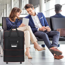 Expandable Foldable Wheeled Travel Bag With Large Capacity