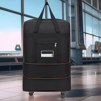 Expandable Foldable Wheeled Travel Bag With Large Capacity