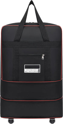 Expandable Foldable Wheeled Travel Bag With Large Capacity