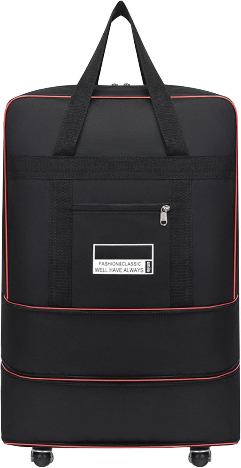 Expandable Foldable Wheeled Travel Bag With Large Capacity