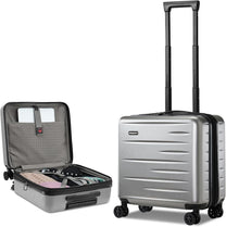 Expandable Hard-Shell Suitcase Set With Front Pocket And TSA Lock