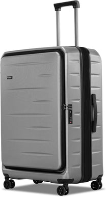 Expandable Hard-Shell Suitcase Set With Front Pocket And TSA Lock