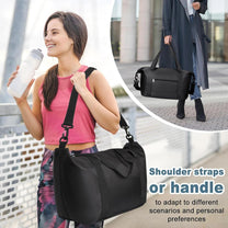 Expandable Travel Bag With Waterproof Wet Pocket And Trolley Sleeve