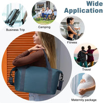 Expandable Travel Bag With Waterproof Wet Pocket And Trolley Sleeve