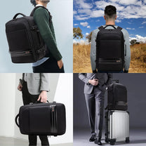 Expandable Waterproof Travel Backpack With Laptop Compartment 45L-55L