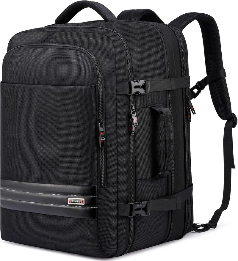 Expandable Waterproof Travel Backpack With Laptop Compartment 45L-55L