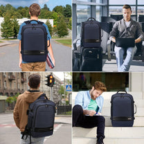 Expandable Waterproof Travel Backpack With Laptop Compartment 45L-55L