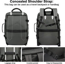 Expandable Waterproof Travel Backpack With Laptop Compartment 45L-55L