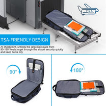 Expandable Waterproof Travel Backpack With Laptop Compartment 45L-55L