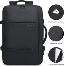 Expandable Waterproof Travel Backpack With Laptop Compartment And Duffle Option