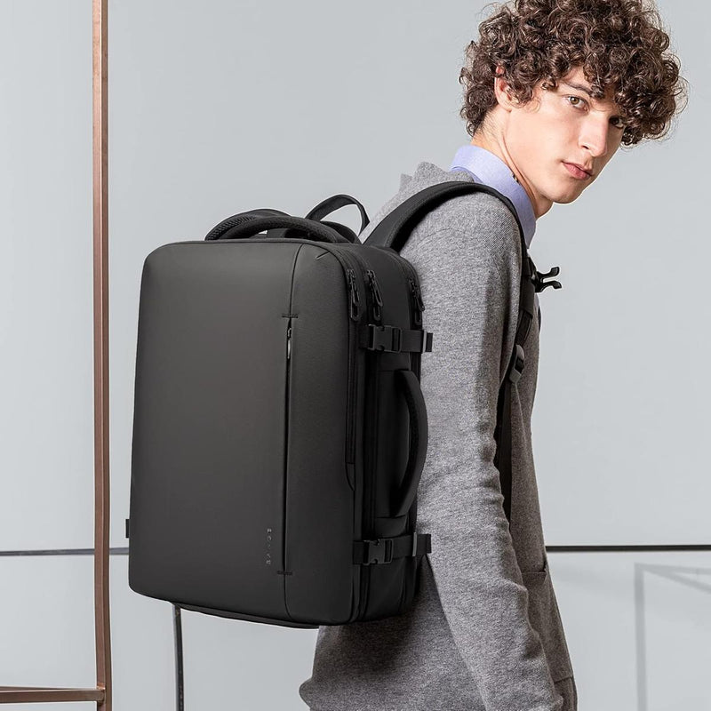 Expandable Waterproof Travel Backpack With Laptop Compartment And Duffle Option