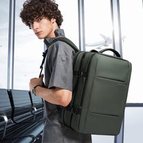 Expandable Waterproof Travel Backpack With Laptop Compartment And Duffle Option
