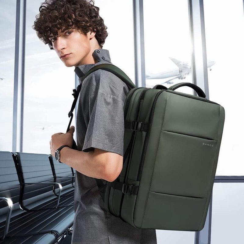 Expandable Waterproof Travel Backpack With Laptop Compartment And Duffle Option