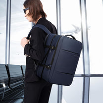 Expandable Waterproof Travel Backpack With Laptop Compartment And Duffle Option