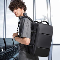 Expandable Waterproof Travel Backpack With Laptop Compartment And Duffle Option