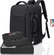 Expandable Waterproof Travel Backpack With Laptop Compartment And Duffle Option