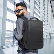 Expandable Waterproof Travel Backpack With Laptop Compartment And Duffle Option