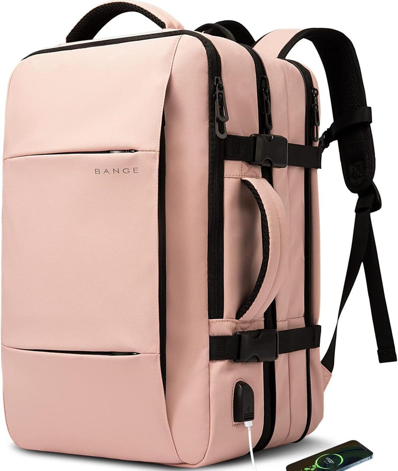Expandable Waterproof Travel Backpack With Laptop Compartment And Duffle Option