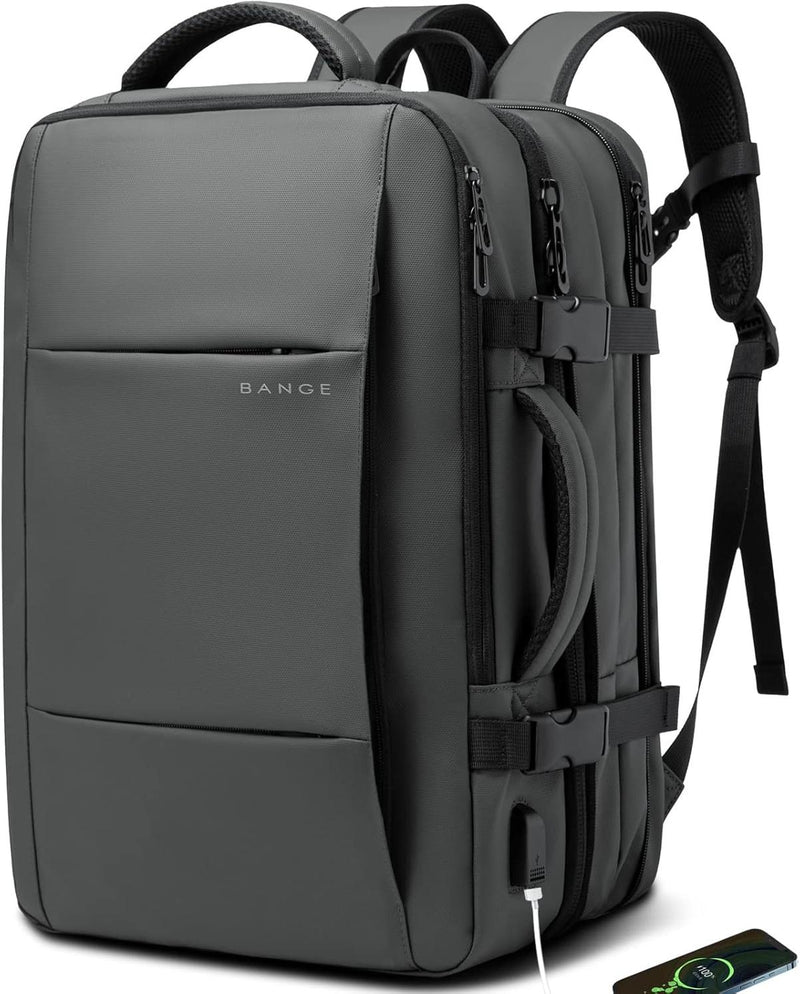 Expandable Waterproof Travel Backpack With Laptop Compartment And Duffle Option