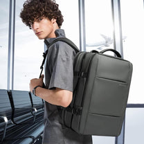 Expandable Waterproof Travel Backpack With Laptop Compartment And Duffle Option