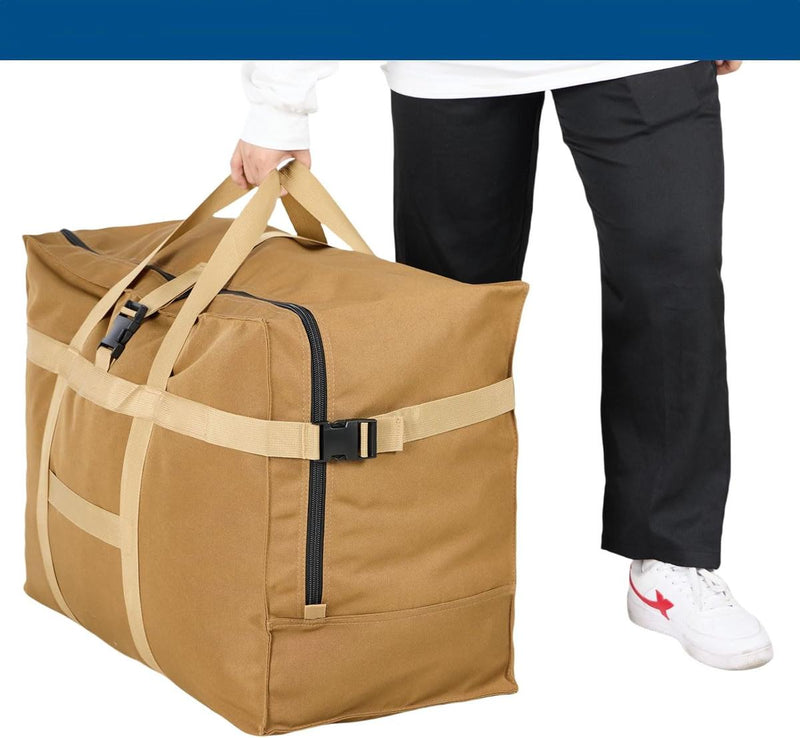 Extra Large 120L Waterproof Duffel Bag - Foldable Travel Storage Solution