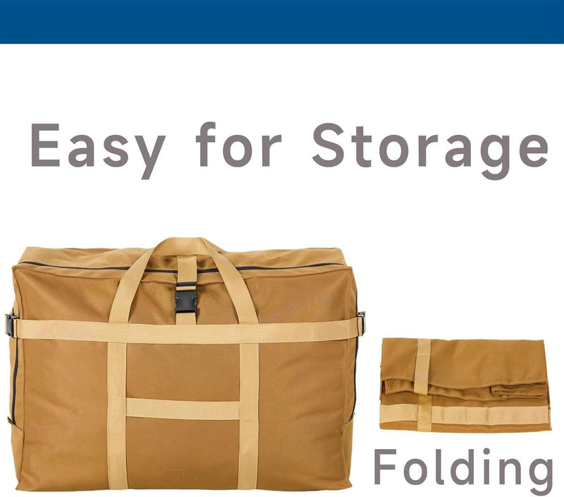 Extra Large 120L Waterproof Duffel Bag - Foldable Travel Storage Solution