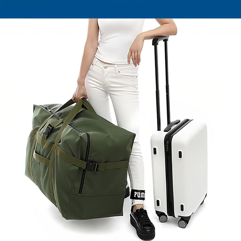 Extra Large 120L Waterproof Duffel Bag - Foldable Travel Storage Solution