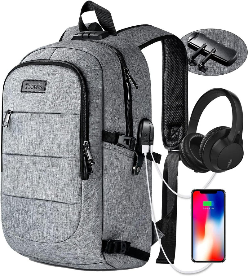 Extra Large Anti-Theft Laptop Backpack With USB Port – 30–50L