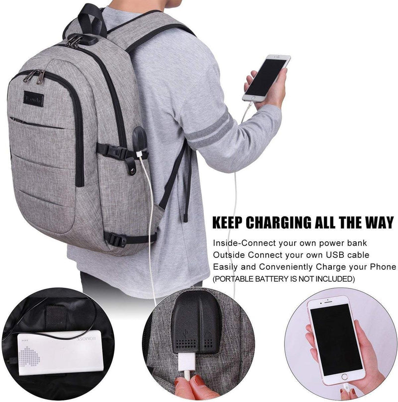 Extra Large Anti-Theft Laptop Backpack With USB Port – 30–50L