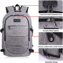 Extra Large Anti-Theft Laptop Backpack With USB Port – 30–50L