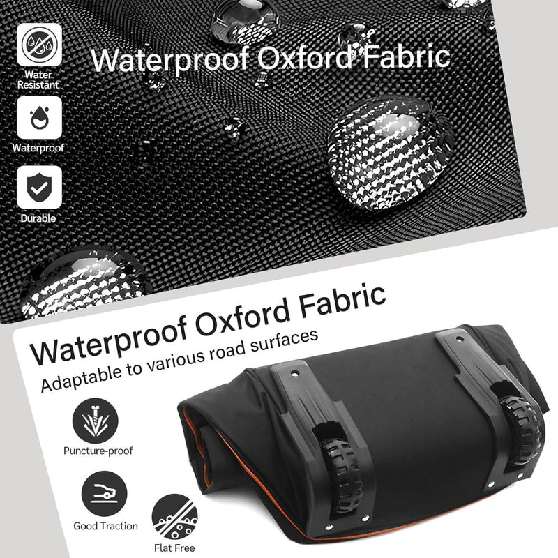 Extra Large Expandable Rolling Duffle Bag 110L-140L Foldable Waterproof Travel Luggage