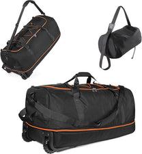 Extra Large Expandable Rolling Duffle Bag 110L-140L Foldable Waterproof Travel Luggage