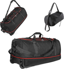 Extra Large Expandable Rolling Duffle Bag 110L-140L Foldable Waterproof Travel Luggage