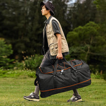 Extra Large Expandable Rolling Duffle Bag 110L-140L Foldable Waterproof Travel Luggage