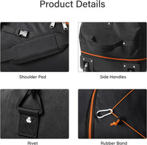 Extra Large Expandable Rolling Duffle Bag 110L-140L Foldable Waterproof Travel Luggage