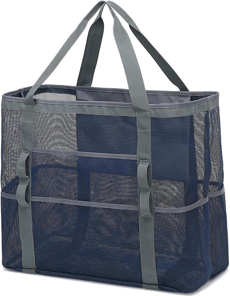 Extra Large Transparent Mesh Beach Bag With 8 Pockets - Buy 1 Get 1 Free