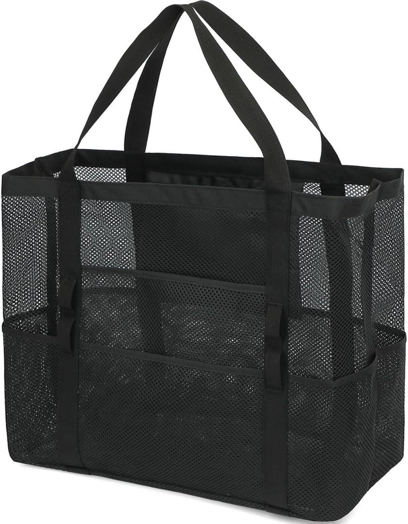 Extra Large Transparent Mesh Beach Bag With 8 Pockets - Buy 1 Get 1 Free