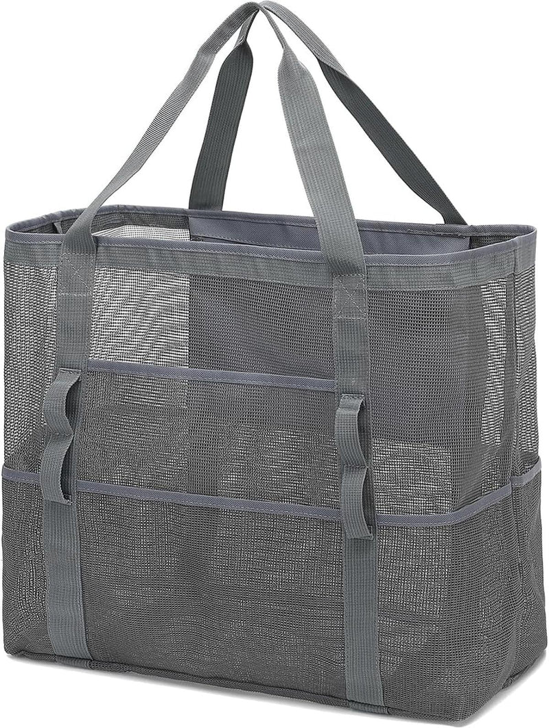 Extra Large Transparent Mesh Beach Bag With 8 Pockets - Buy 1 Get 1 Free