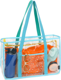 Extra Large Transparent Mesh Beach Bag With 8 Pockets - Buy 1 Get 1 Free